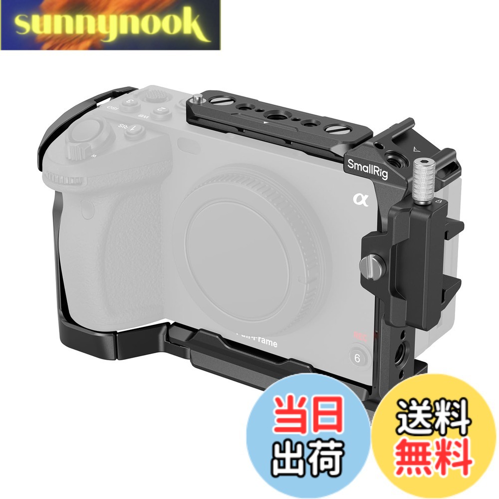 【貨物輸送無料】SmallRig Sony FX3 / FX30専用伏せ篭 NATO軌跡、1/4”-20 ねじ釘、HDMI ケーブルクランプ付き添い人 早いところ映画化流行り物を切り替える 取りひろげる性＆釣り合い性がある写真機伏せ篭 4183B