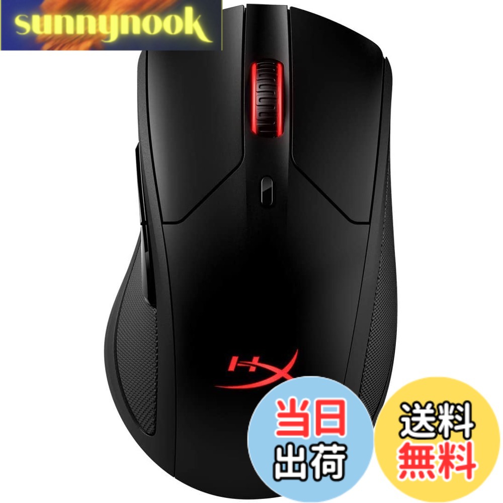 【送料無料】HyperX Pulsefire Dart RGB ワイヤレスゲーミングマウス Qi対応 ゲーマー向け 2年 HX-MC006B (4P5Q4AA) [並行輸入品] 色：Pulsefire Dart