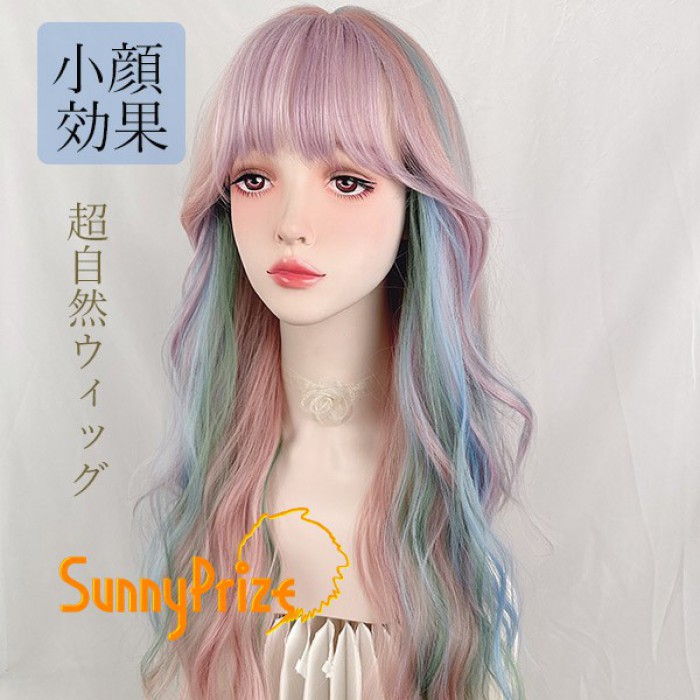ウィッグ かつら　かわいい 女性 普段 使い ロリータ lolitaファッションwig 自然 医療用ウィッグ 小顔効果 レディース女性 コスプレ前髪自然 医療用 フリーサイズ