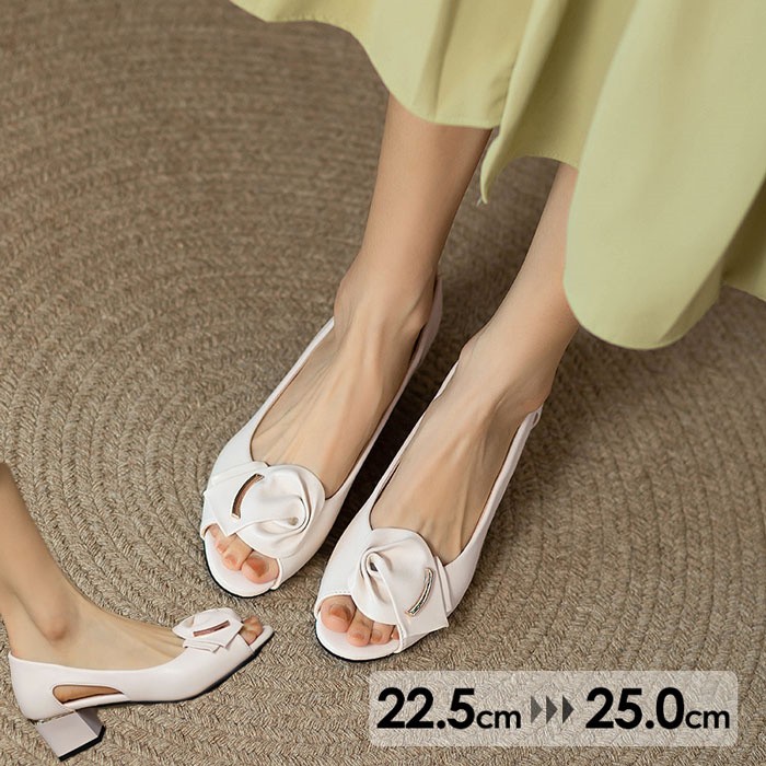 【まぁ様】ポインテッド オープントゥ(4cmヒール) UNITED ARROWS LTD. OUTLET｜ポインテッド オープントゥ(4cm