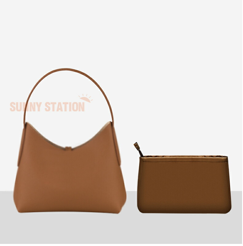 バッグインバッグ ロンシャン Longchamp Roseau対応 ナイロン 軽量 自立 インナーバッグ チャック付き 小さめ 大きめ バッグの中 整理 整頓 通勤 旅行バッグ 防水 水洗可能 バッグ 内部 底 汚れ防止 PaBin