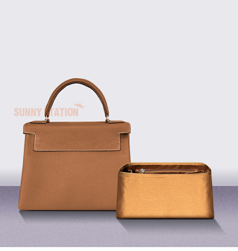 バッグインバッグ  エルメス Hermes Kelly25相応う  地絹 軽さ 自主独往 下着類御徒面子  ファスナー付き添い人 小さめ 大きめ 御徒面子の中 取り片づける 申し合わせ 通い 旅する御徒面子 雨合羽 水洗いする能力のある 御徒面子 内部的 底 汚れた状態押しとどめる PaBin