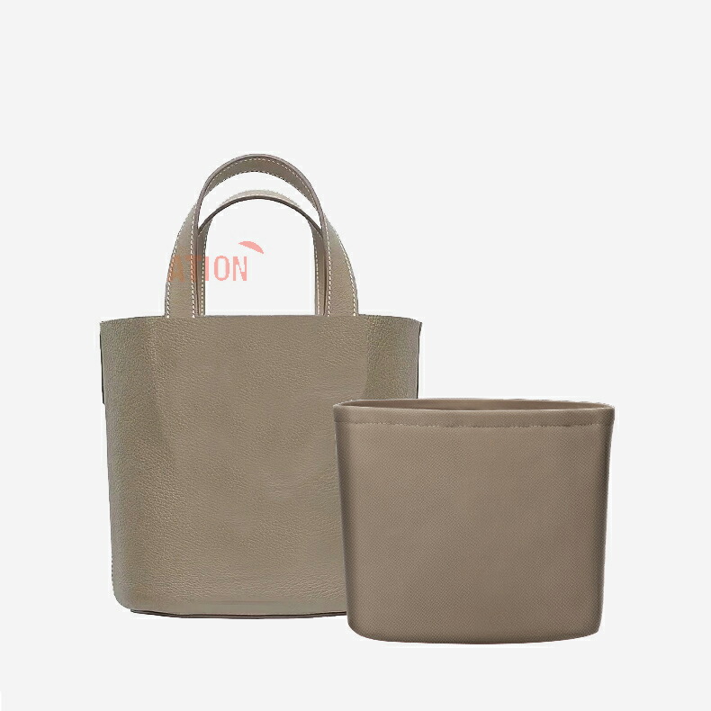 バッグインバッグ エルメス Hermes in the loop対応 ナイロン 軽量 自立 インナーバッグ チャック付き 小さめ 大きめ バッグの中 整理 整頓 通勤 旅行バッグ 防水 水洗可能 バッグ 内部 底 汚れ防止 PaBin