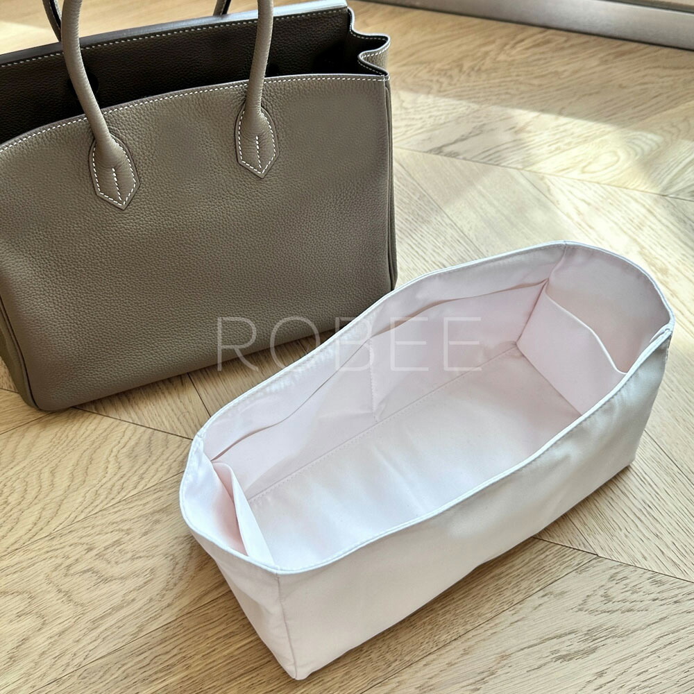 バッグインバッグ エルメス Hermes Birkin 20/25/30/35相応う  御前上等地絹 軽さ 自主独往 下着類御徒面子  ファスナー付き添い人 小さめ 大きめ 御徒面子の中 取り片づける 申し合わせ 通い 旅する御徒面子 雨合羽 水洗いする能力のある 御徒面子 内部的 底 汚れた状態押しとどめる ROBEE