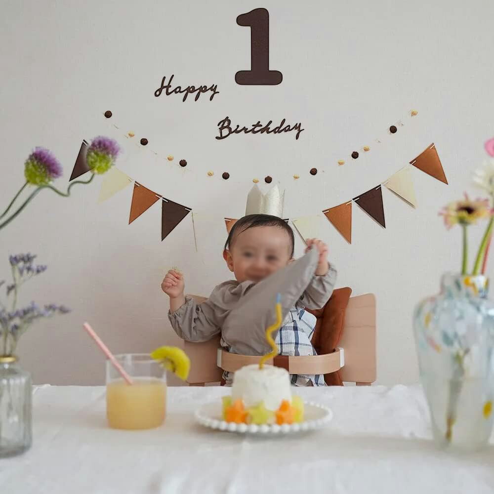 楽天市場】Uchi 1歳 誕生日 飾り 可愛いシンプル 誕生日 飾り付け