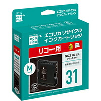 【ポイントアップ中！】【即納】リコー GC31KCMY(Mサイズ)[4色セット]×2パック ecorica[リコーエコリカ製リサイクルインク] IPSiO GX e2600 GX e3300 GX e5500 GX e7700 SG5100 【対応】【安心保証】【送料無料】