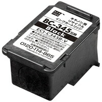 【尖んがり引き上げる中！】加農砲 エコリカ BC-345(黒いこと×3個) ＋BC-346(ハラ―×3個)計6個(ecorica) [リサイクルインクカートリッジ]【安全性のある引き受ける】【貨物輸送無料】