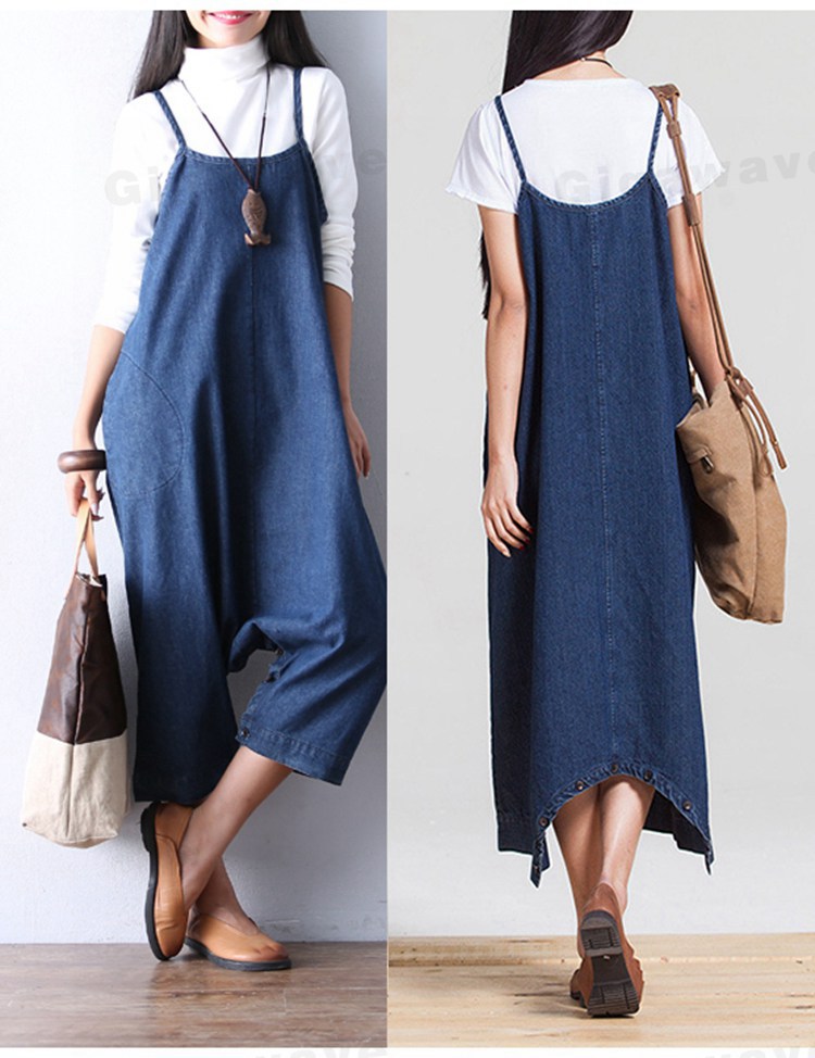 楽天市場 サロペット レディース デニム パンツ ワイドパンツ パンツ デニム サロペットオーバーオール ワンピース レディース 女性 可愛い お洒落 大きいサイズ シンプル サロペット Sunone Shop