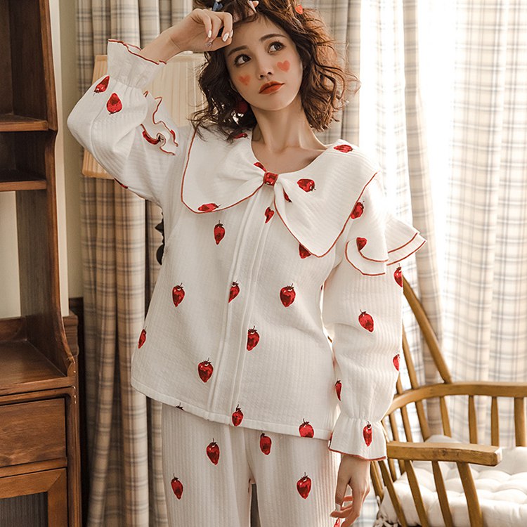 楽天市場 マタニティパジャマ 授乳服 パジャマ 秋冬 あったか 綿 入院準備 授乳口付き かわいい ウエスト調節 産前 産後 保温 ルームウェア 上下セット カワイイ リボン 部屋着 Sunone Shop