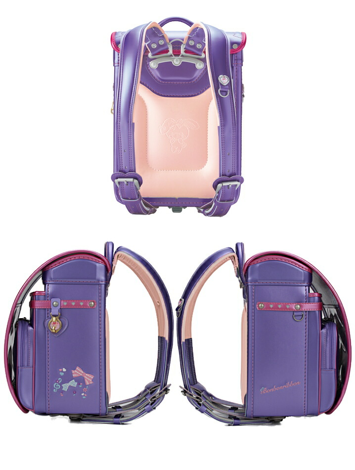 爆売り 4 5 時販売開始 ぼんぼんりぼん ランドセル 女の子 人気 返品保証 フィットちゃん サンリオ ランドセル アウトレット 型落ち 22年 日本製 フラットファイル パープル ラベンダー 軽量 可愛い プレミアム サンポケット ランドセル 入学w 珍しい E