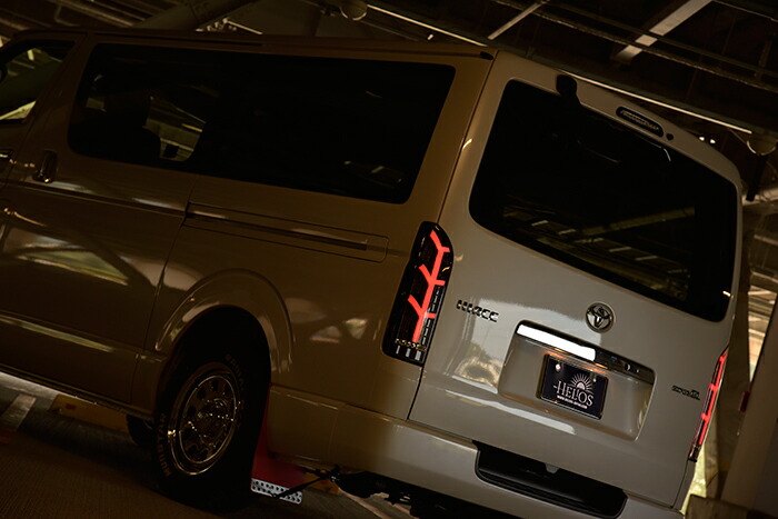 ヘリオス200系ハイエースLEDユーロビームテールランプ各色10個限定