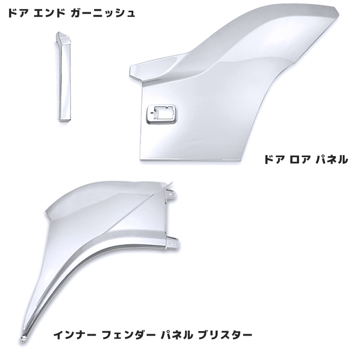 いすゞ ファイブスター ギガ リア フェンダー 左右 インナー オーバー