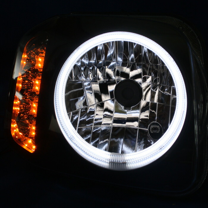 ザーにも】 ☆13230 JB23 ジムニー CCFLリング付き LED ウィンカー ヘッドライト クリア 左右セット 同梱不可：Auto parts  Sunrise ヘッドライ - shineray.com.br