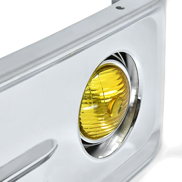 汎用バスバンパーレトロオバQメッキバンパー10トン大型2400mm【2個セット】