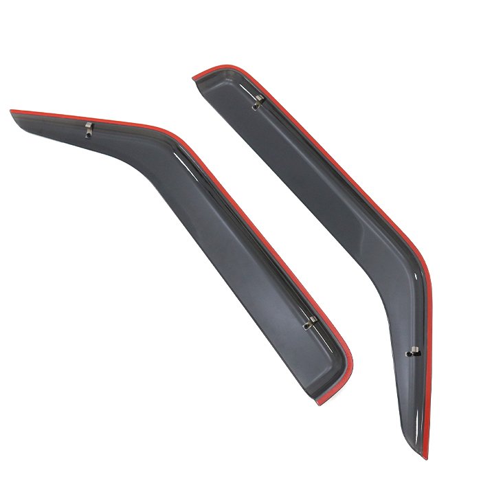 ジムニーJB23WJB43Wドアバイザー左右セットスモークサイドバイザー1台分セットブラックスズキジムニーシエラ雨除けJB33Wジムニーワイド外装車カスタムカスタムパーツパーツカー用品車用品カーパーツ