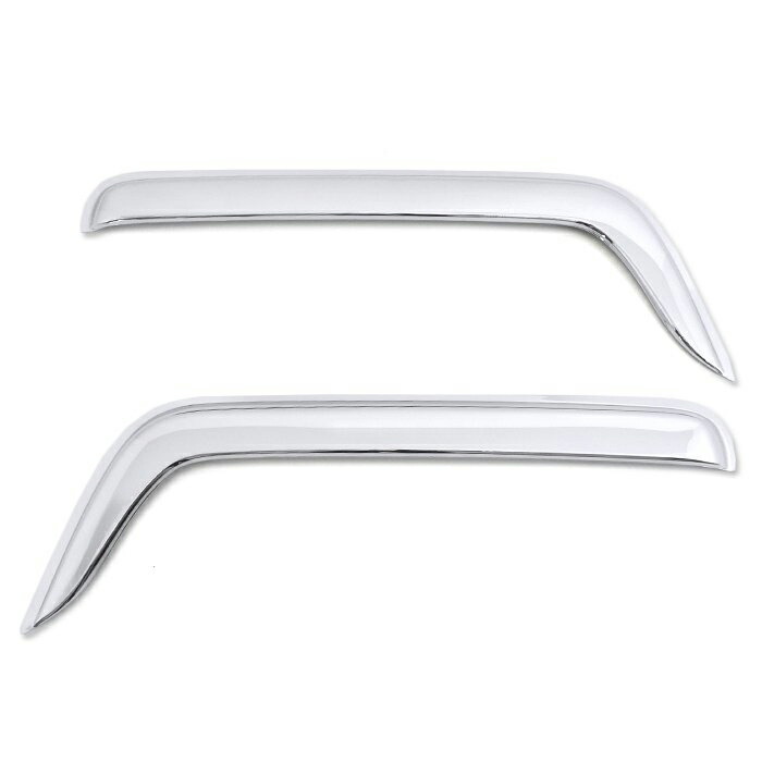 いすゞ23フォワードメッキドアバイザー左右セットサイド雨除け新品外装カスタムパーツデコトラ6代目