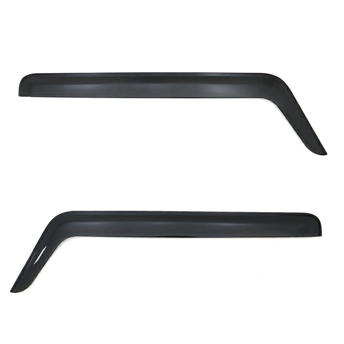 ジムニーJB64WJB74Wドアバイザー左右セット高品質スモークブラック透明サイドバイザースズキジムニーシエラ外装雨除け1台分セット車カスタムカスタムパーツパーツカー用品車用品カーパーツ