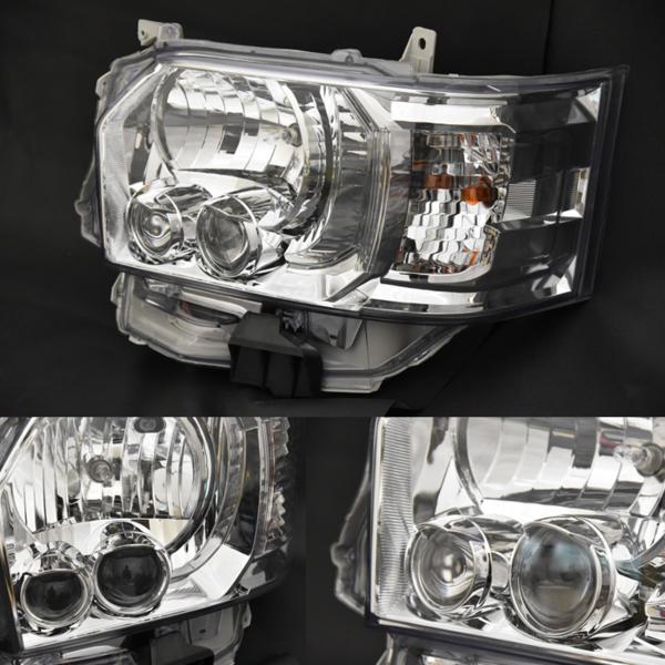 200系ハイエース4型オプションタイプLEDヘッドライトクリア左右セット新品