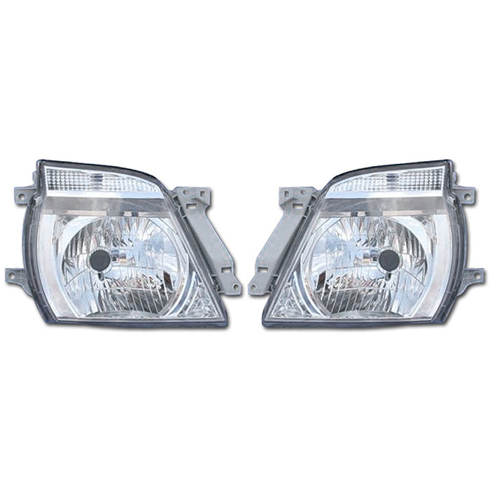 日産E25キャラバン後期用クリスタルヘッドライト左右セット