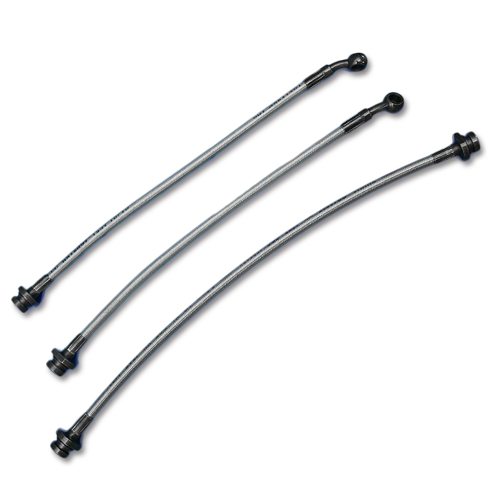 JA11ジムニー50mmロングステンメッシュブレーキホースセット車カスタムカスタムパーツパーツカー用品部品車用品カーパーツ