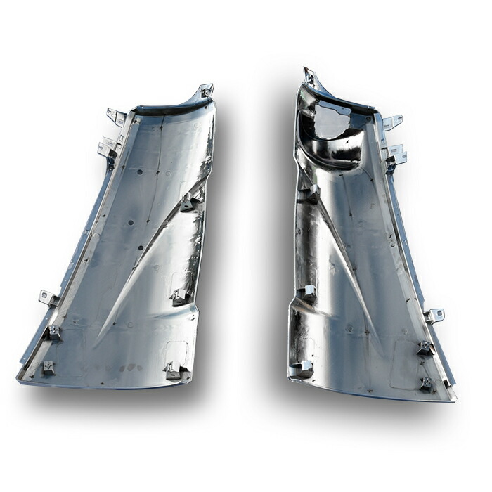 日野17レンジャーメッキコーナーパネル左右セット外装カスタムパーツデコトラメッキパーツ