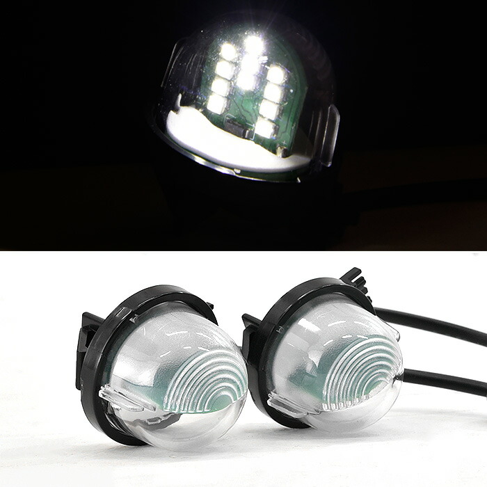 ジムニーJB64WJB74WLEDライセンスランプナンバー灯ホワイト6SMD2PCSスズキジムニーシエラ外装ライト車カスタムカスタムパーツパーツカー用品車用品カーパーツ