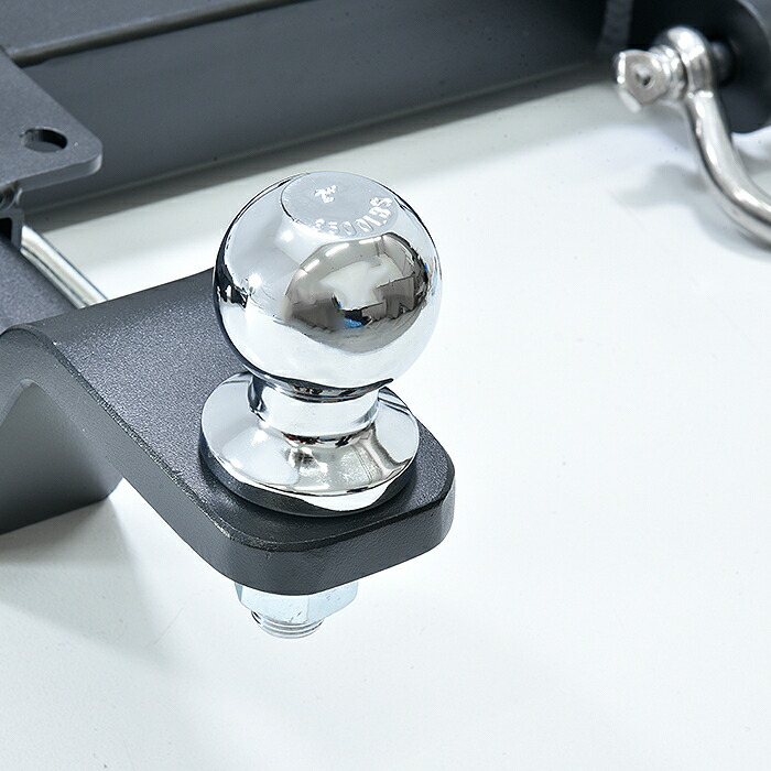 200系ハイエースワイドワゴンバンスーパーロングシャックル付きヒッチメンバーボールマウントヒッチマウントトレーラー牽引750kgCクラス