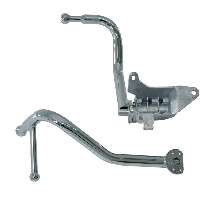 いすゞ07エルフハイキャブワイド用メッキサイドミラーステー左右セット運転席助手席H19.1～アームロング外装カスタムパーツデコトラメッキパーツ