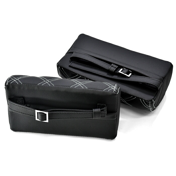 汎用ネックパッドダイヤカットステッチホワイト2個セットハイエースキャラバンプリウスジムニーアルファードカムリデリカ等車カスタムカスタムパーツパーツカー用品車用品カーパーツ