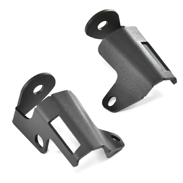 ジムニーJB64WJB74Wリアショックガード左右セットスチール製ブラック厚さ4mm剛性アップ緩み防止スズキジムニーシエラ外装足回り車カスタムカスタムパーツパーツカー用品車用品カーパーツ