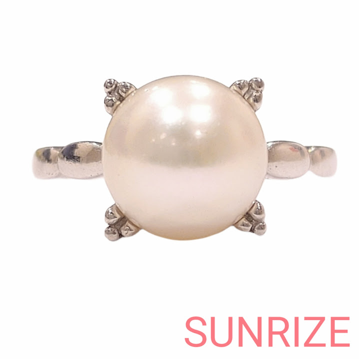 楽天市場】MIKIMOTO ミキモト リング 指輪 パール6ミリ ダイヤモンド