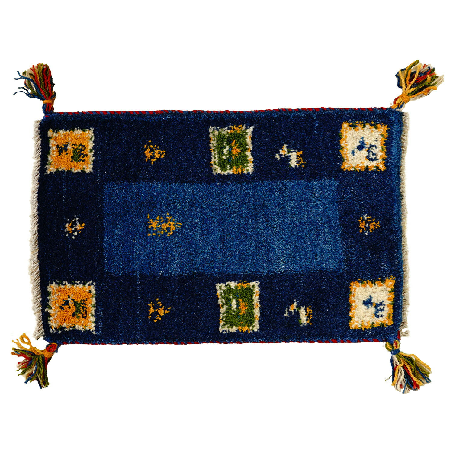 [50％OFFクーポン] ギャッベ 約40×60cm 1点限り GABBEH nn17067 イラン直輸入 ギャッベ 1点限り GABBEH ラグ 絨毯 ペルシャ絨毯 北欧 厚手 マット ウール100% 手織り 送料無料