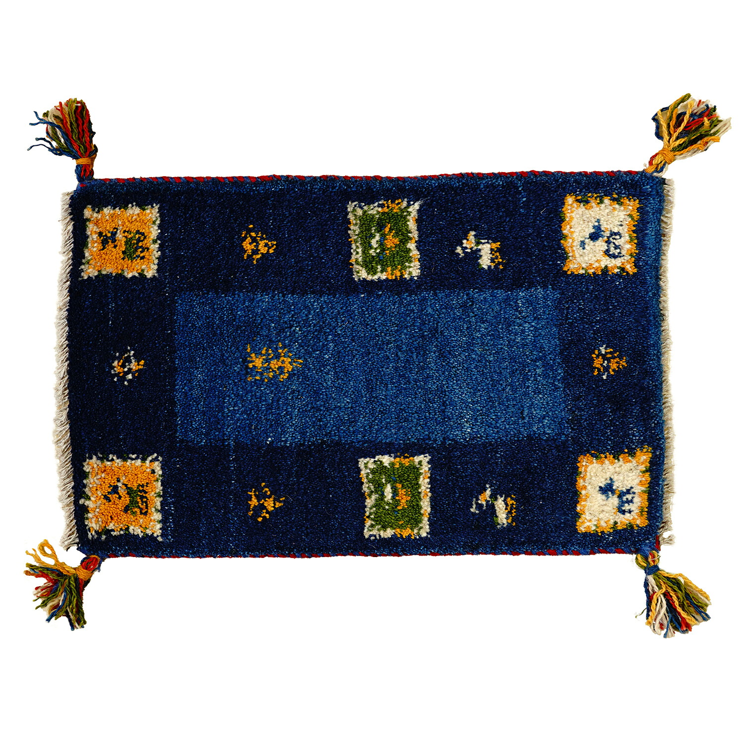 [50％OFFクーポン] ギャッベ 約40×60cm 1点限り GABBEH nn17610 イラン直輸入 ギャッベ 1点限り GABBEH ラグ 絨毯 ペルシャ絨毯 北欧 厚手 マット ウール100% 手織り 送料無料