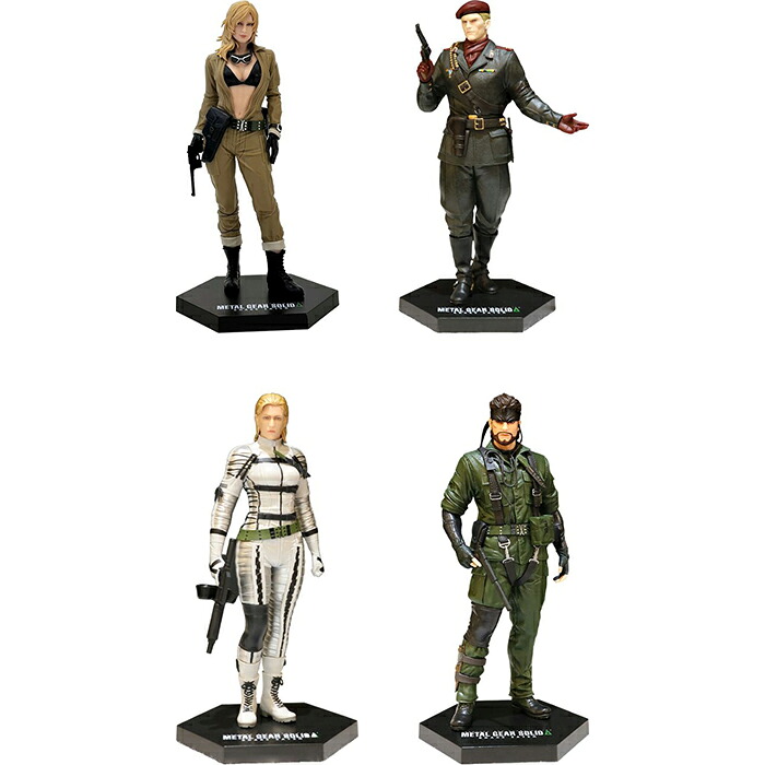 【4種セット】 METAL GEAR SOLID Δ: SNAKE EATER フィギュアコレクション (エヴァ/オセロット/ザ・ボス/ネイキッド・スネーク) ｜【予約 2026/8/3】入荷次第出荷 ｜ メタルギア ソリッド プライズ フィギュア｜サンズオンラインストア