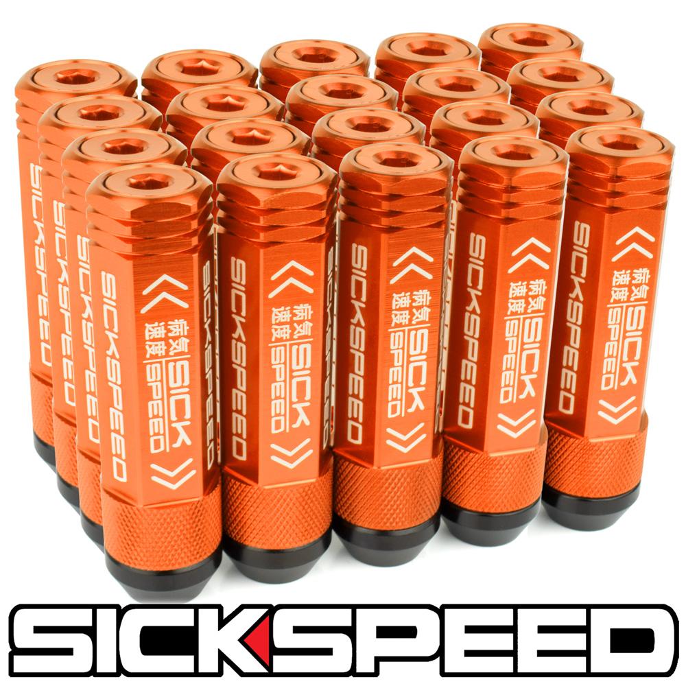 楽天市場】SICKSPEED 3Pハイブリッドナット ショートタイプ オレンジ 