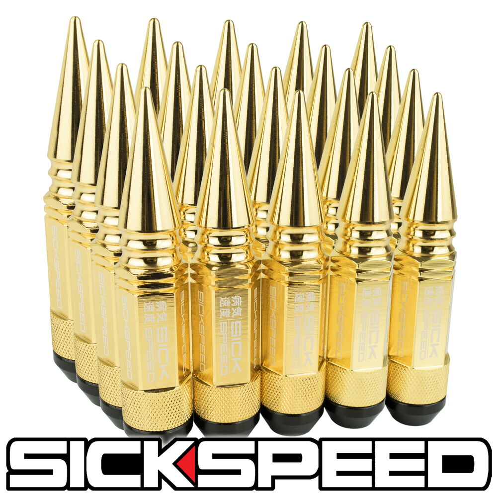 楽天市場】SICKSPEED 2Pハイブリッドナット ホイールナットスパイクナット スチールナット アルミナット全12色 2分割 シックスピード :  SUNSET USDMパーツ 楽天市場店