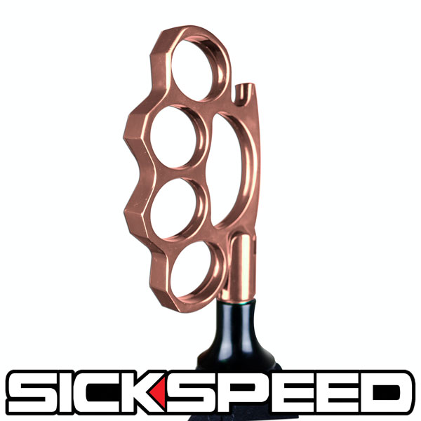 SICKSPEED　メリケンサック　ローズゴールド　シフトノブ ピンクゴールド シックスピード 8x1.25 10x1.25 10x1.5 12x1.25 12x1.5 12x1.75 USDM｜SUNSET USDMパーツ 店