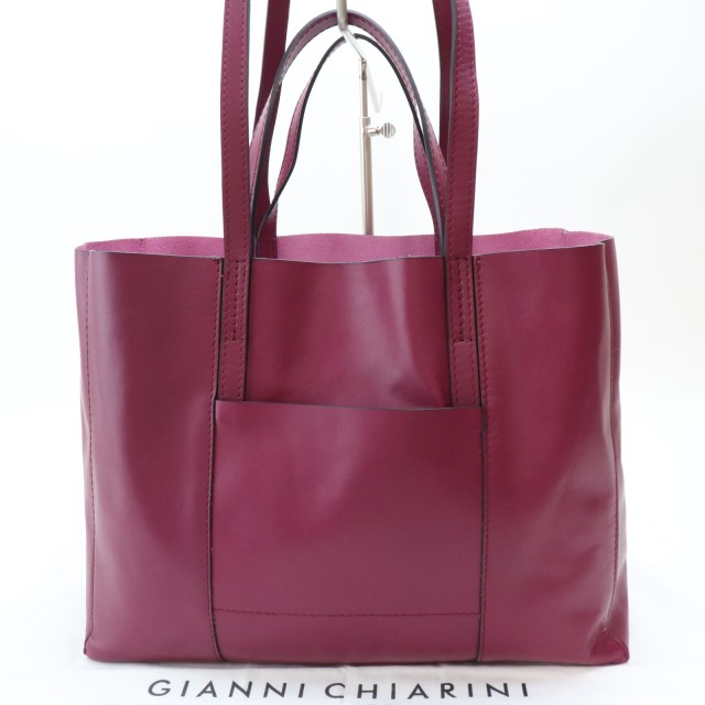 S110 ジャンニキアリーニ スーパーライト トートバッグ ショルダーバッグ 2WAY GIANNI CHIARINI レザー製 レディース ボルドー  A4可 バーゲンで