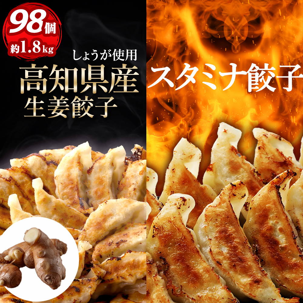 生姜餃子48個スタミ餃子50個 餃子 ぎょうざ ギョウザ ギョーザ 冷凍餃子 生餃子 冷凍生餃子  一龍堂  大人気冷凍食品  食品  国産生姜  国産豚肉  国産  簡単 惣菜  中華惣菜  中華点心 点心  お歳暮