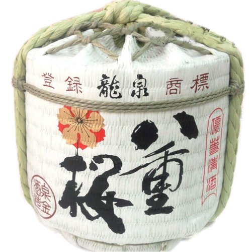【日本酒 岩手】【樽酒】ミニ菰樽　上撰本醸造　龍泉八重桜　1800ml【送料無料】【化粧箱付】【岩手 岩泉の地酒】【お中元】 6,630円