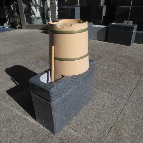 屋外 収納 玄関 物入れ 墓地 手桶入れ 手桶棚 御影石26 5kg 送料無料 Onpointchiro Com