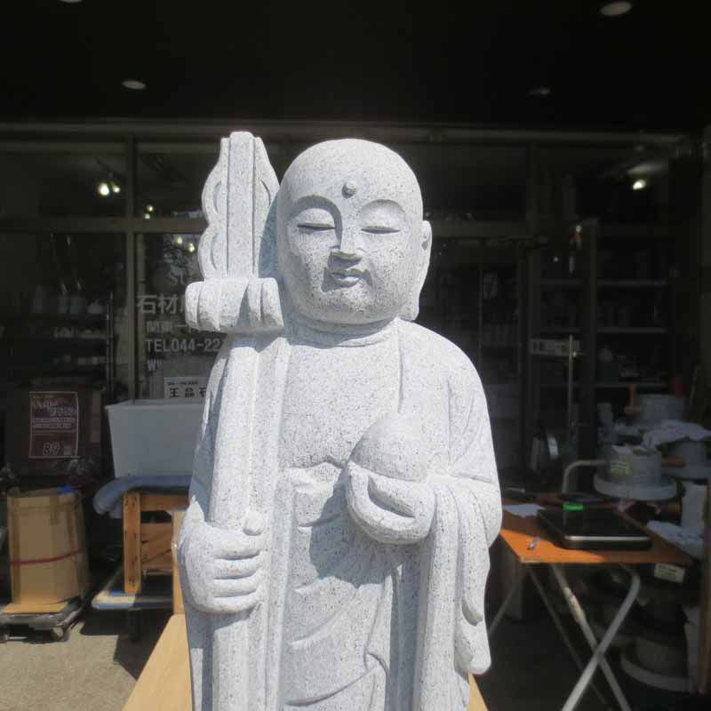 お地蔵さん 純金製 お地蔵様 おかげさま ガラスケース付き ( 光則（金工芸