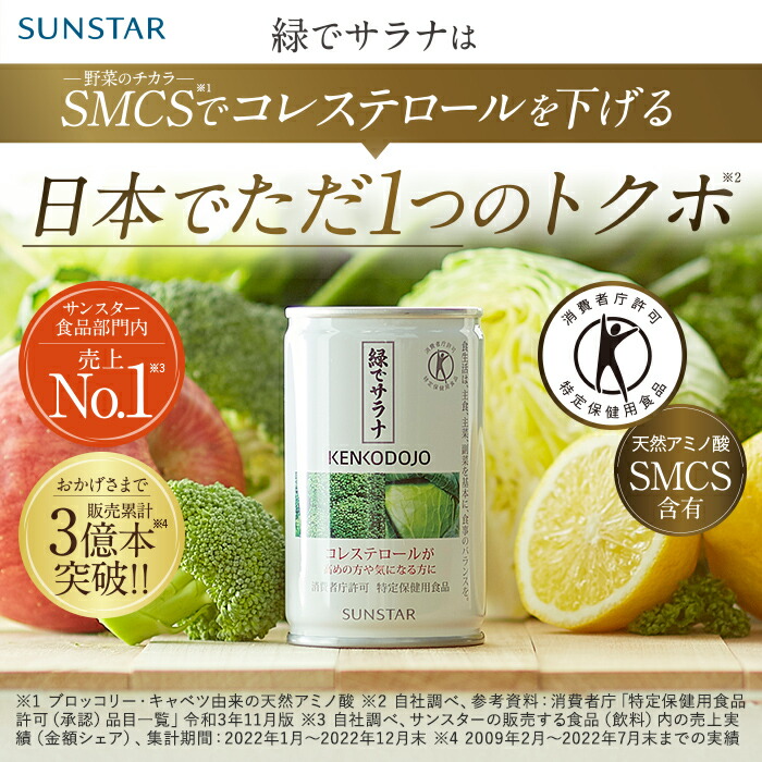 P5倍】【サンスター公式通販】特定保健用食品 緑でサラナ 1