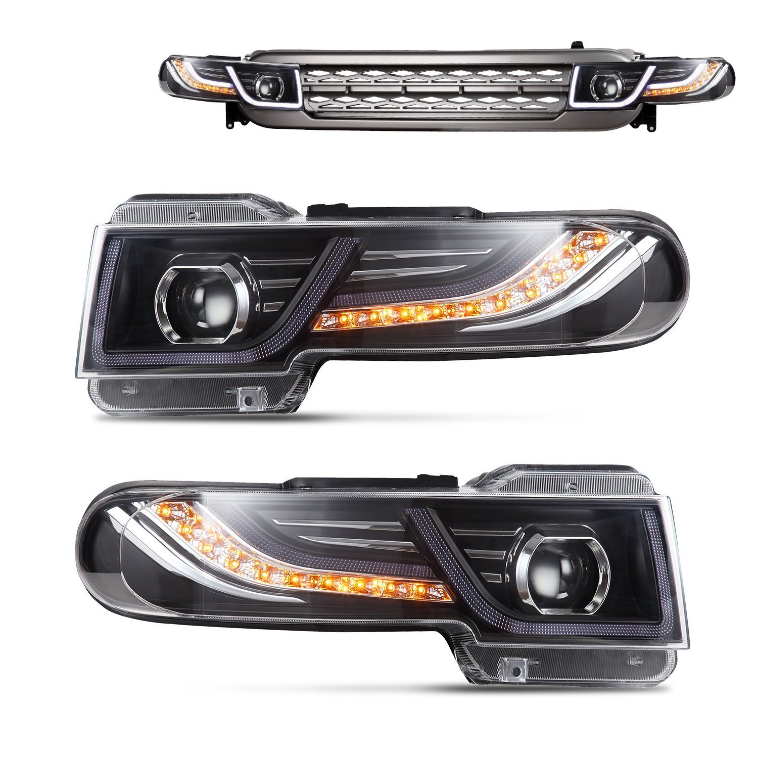 FJ クルーザー LED ヘッド ライト 流れる ウインカー VLAND|防犯カメラ suntec