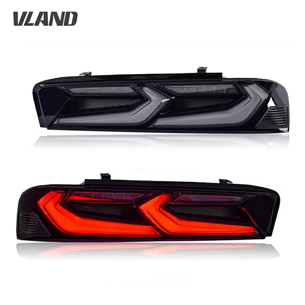 VLAND camaro 日本仕様車両ディーラー車 カマロ LT RS SS LED テール ランプ 流れる ウインカー｜防犯カメラ　suntec