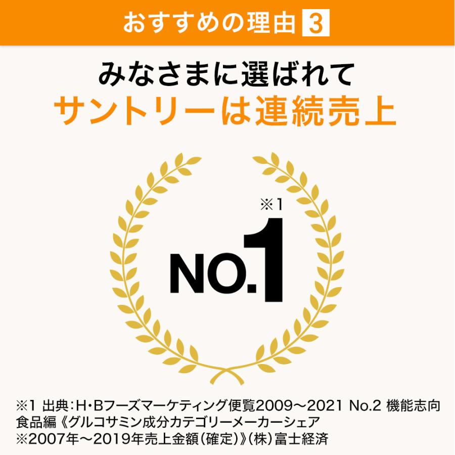 3個セット) サントリーウエルネス公式 サントリー グルコサミン