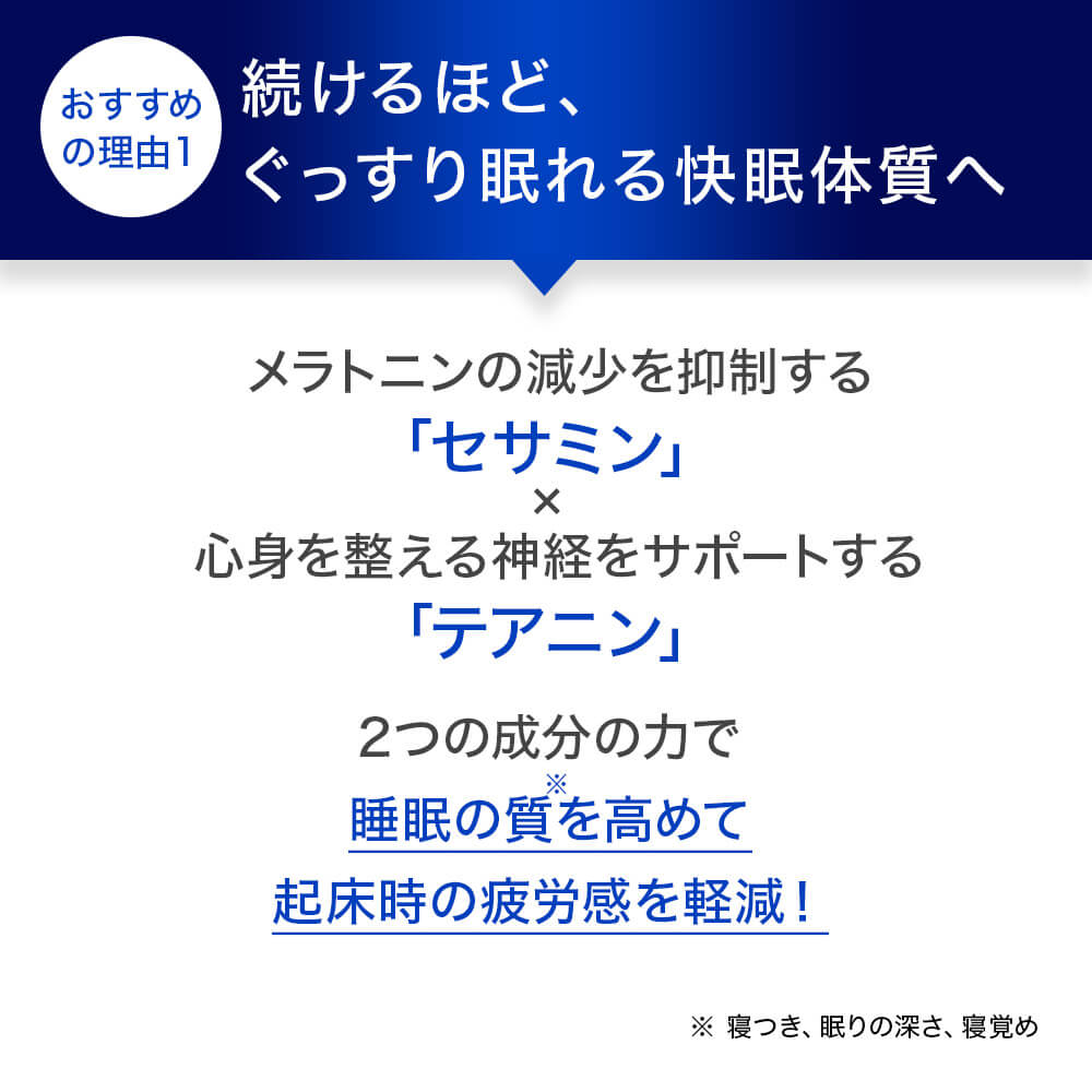 市場 3個セット 快眠 サントリー 機能性表示食品 サントリーウエルネス公式 快眠セサミン 快眠体質