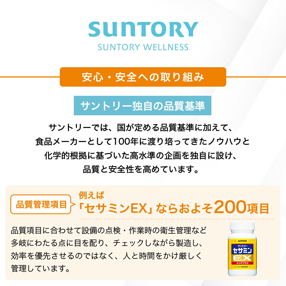 セサミンEX サントリー公式 オリザプラス セサミン トコトリエノール