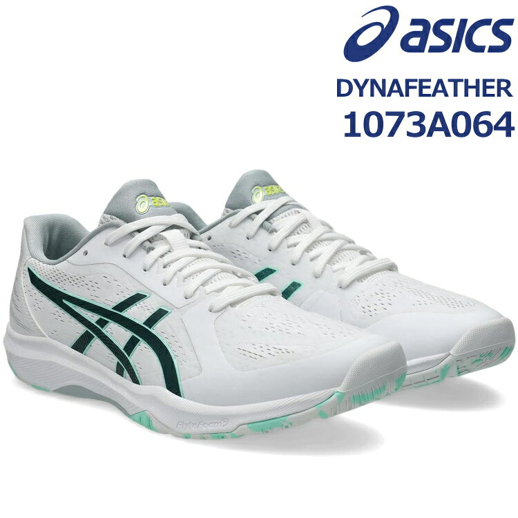 【最大限度2000円OFF引き換え証散り散り中】アシックス asics ピンポンシューズ 1073A064 ダイナ 羽毛 DYNA FEATHER 102 2E好いかげんに ユニ一発やる