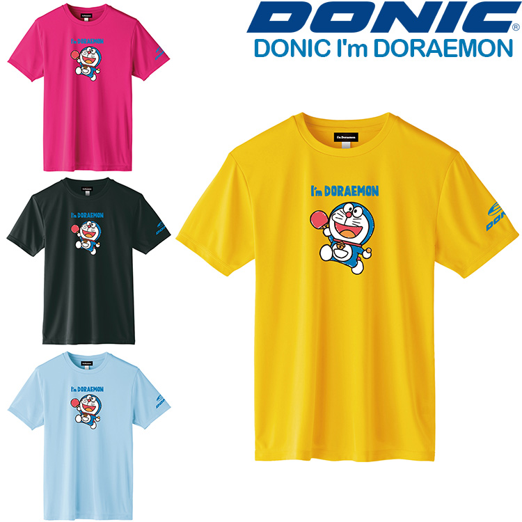 楽天市場 ドニック Donic I M Doraemon ドラえもん ドライ 卓球 Tシャツ B Yl111 サンワード